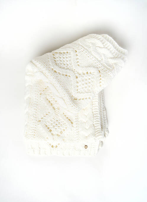 Echarpe blanc EDC pour femme