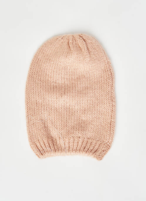 Bonnet beige PIECES pour femme