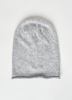 Bonnet gris PIECES femme