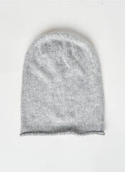 Bonnet gris PIECES pour femme seconde vue