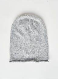 Bonnet gris PIECES femme