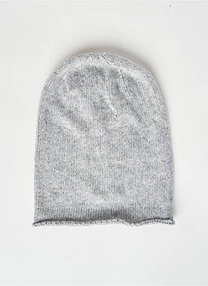 Bonnet gris PIECES femme