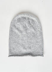 Bonnet gris PIECES pour femme seconde vue