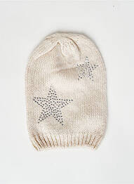 Bonnet beige PIECES femme