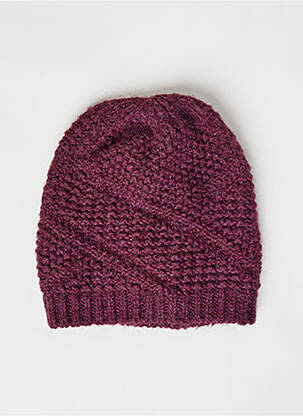 Bonnet violet PIECES femme