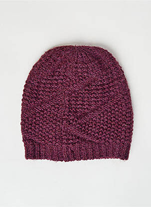 Bonnet violet PIECES femme