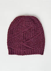 Bonnet violet PIECES pour femme seconde vue