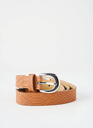Ceinture marron PIECES pour femme