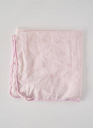 Foulard rose PIECES pour femme