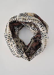 Foulard marron PIECES femme