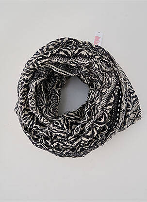 Echarpe noir PIECES pour femme