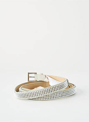 Ceinture argent PIECES femme