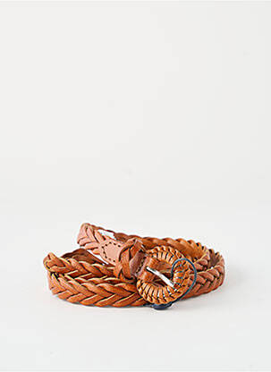 Ceinture marron PIECES pour femme