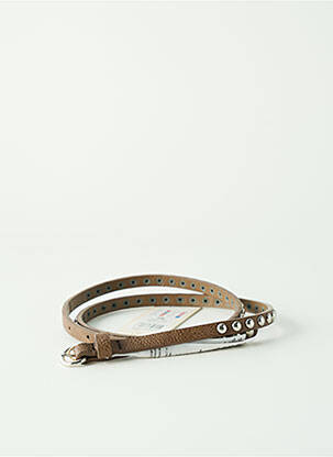 Ceinture marron PIECES pour femme