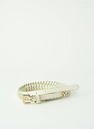Ceinture blanc PIECES femme