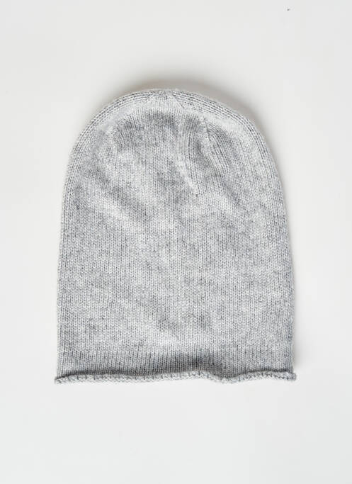 Bonnet gris PIECES pour femme