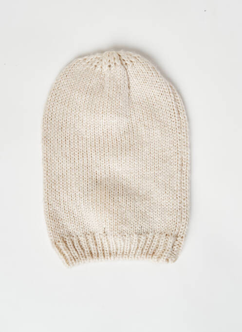 Bonnet beige PIECES pour femme