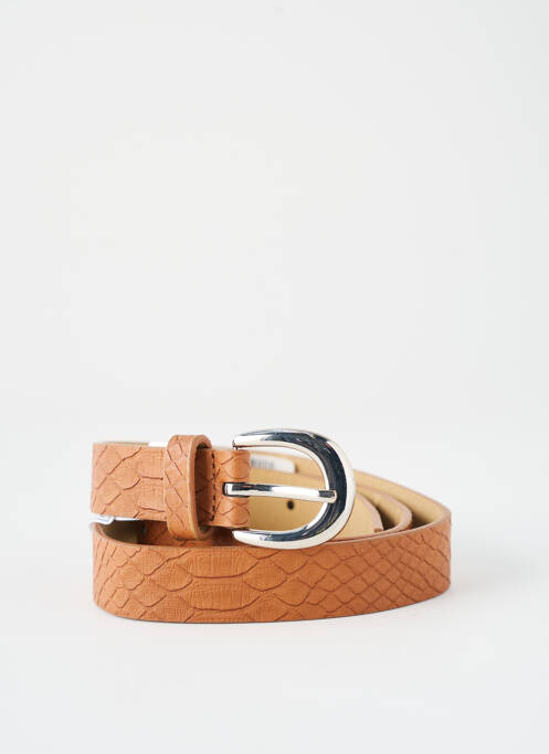 Ceinture marron PIECES pour femme
