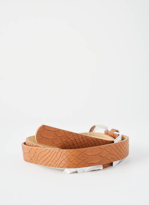 Ceinture marron PIECES pour femme