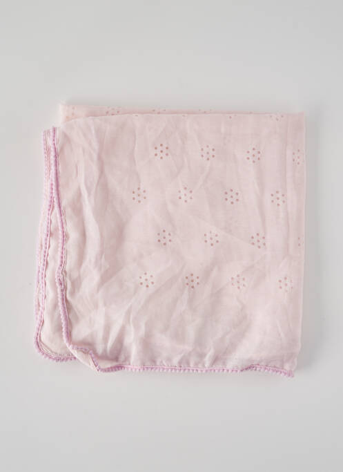 Foulard rose PIECES pour femme