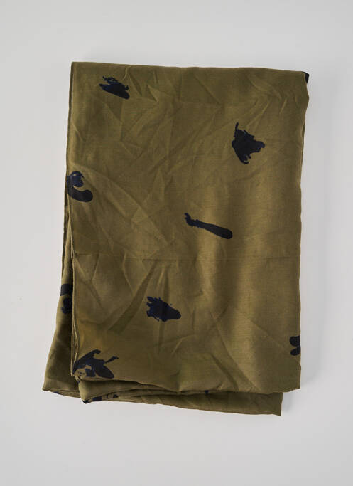 Foulard vert PIECES pour femme