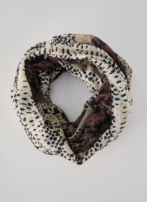 Echarpe marron PIECES pour femme