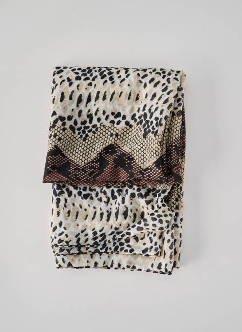 Echarpe marron PIECES pour femme