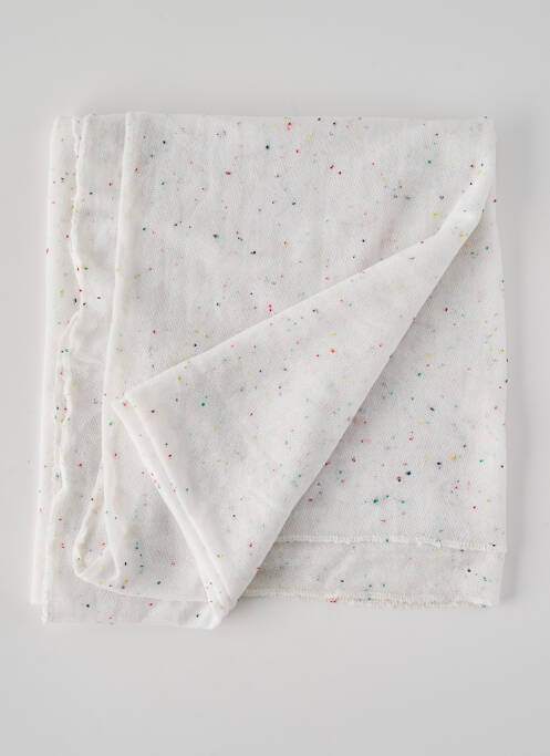 Echarpe blanc PIECES pour femme