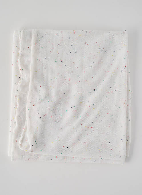 Foulard blanc PIECES pour femme