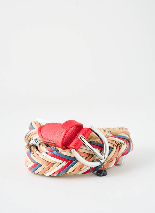 Ceinture rouge PIECES pour femme