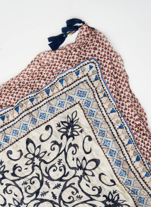 Foulard bleu EDC pour femme