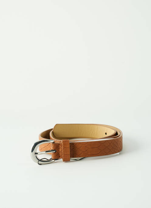 Ceinture marron PIECES pour femme