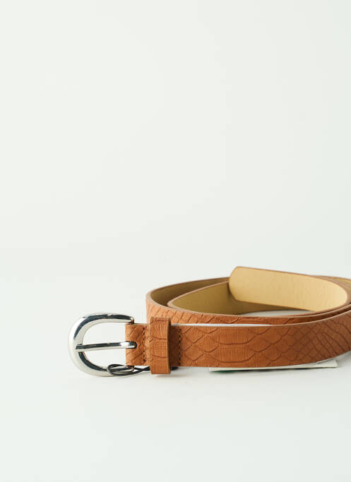 Ceinture marron PIECES pour femme
