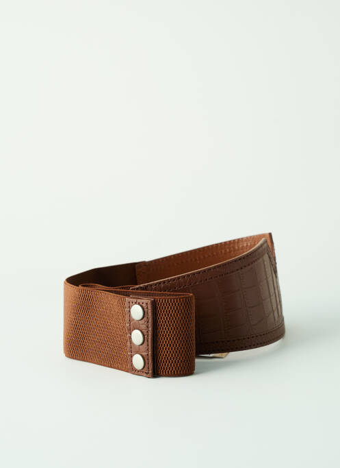 Ceinture marron PIECES pour femme