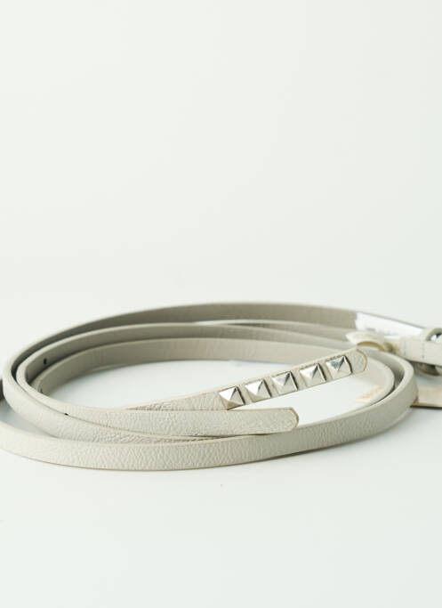 Ceinture gris PIECES pour femme