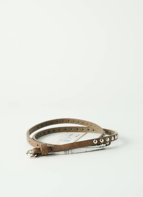 Ceinture marron PIECES pour femme
