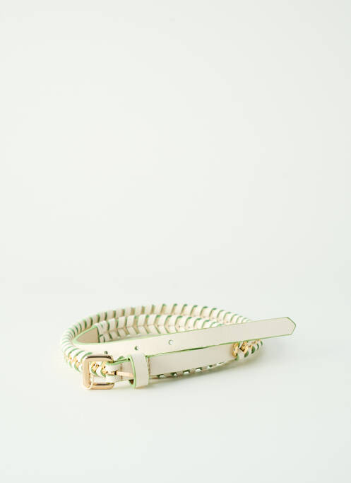 Ceinture blanc PIECES pour femme