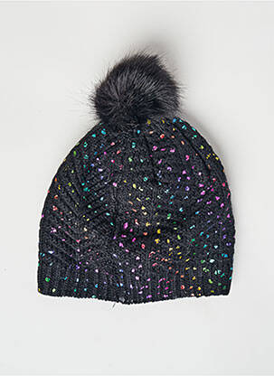 Bonnet noir ZEB STYLE LAB  femme