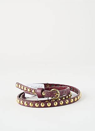 Ceinture rouge PIECES pour femme