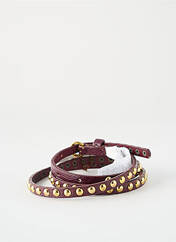 Ceinture rouge PIECES pour femme seconde vue