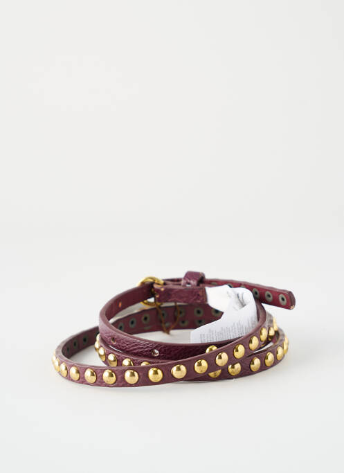 Ceinture rouge PIECES pour femme