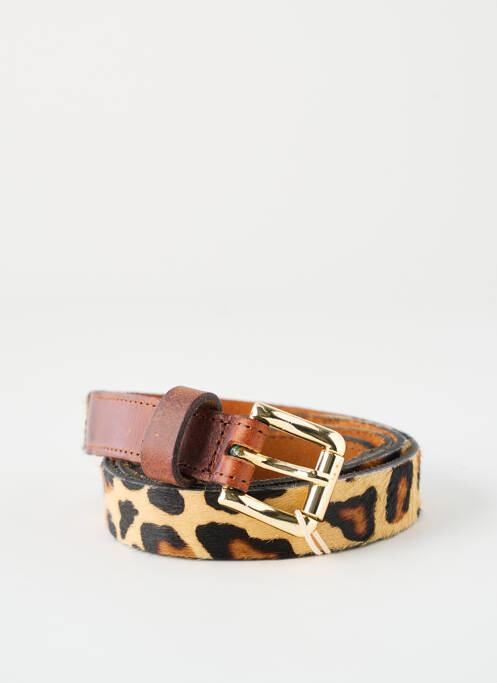 Ceinture marron PIECES pour femme