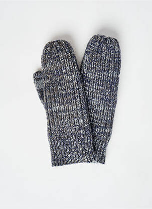 Gants gris PIECES pour femme