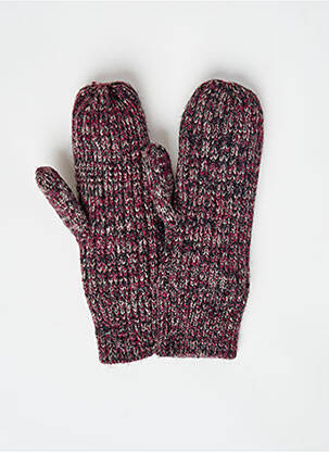 Gants noir PIECES pour femme