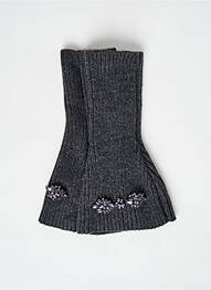 Gants gris MANGO femme