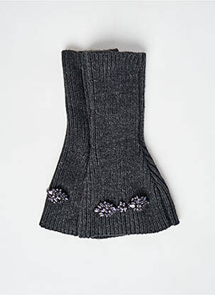 Gants gris MANGO femme