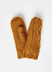 Gants marron PIECES pour femme seconde vue