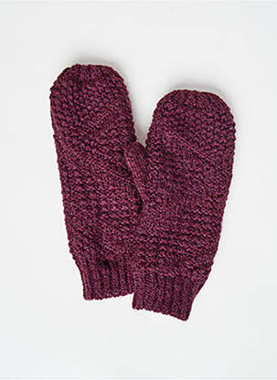 Gants rouge PIECES femme