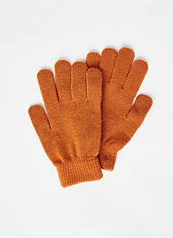 Gants marron PIECES femme