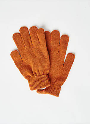 Gants marron PIECES femme